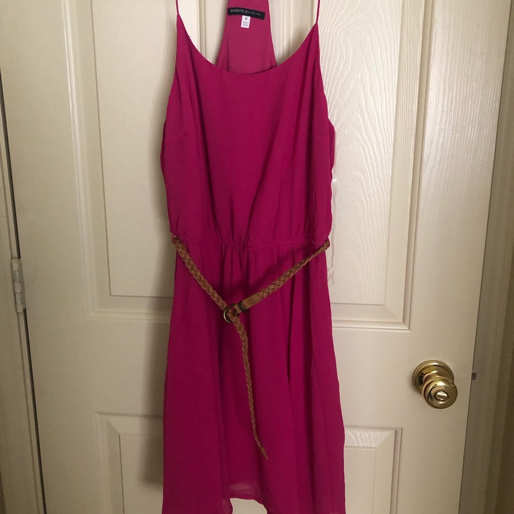 Hot pink summer dress